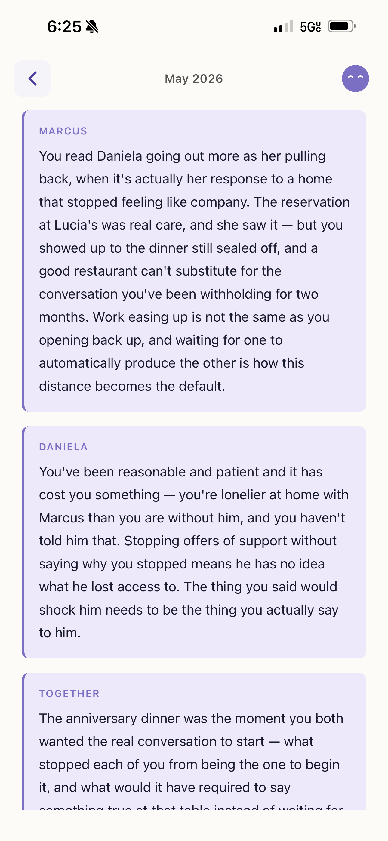 Insights Screen